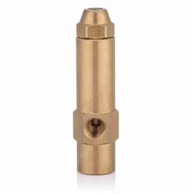 Solid Brass Construction Diesel Heavy Oil Waste Fuel Burner Nozzle 2.0mm Bore Diameter