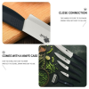 Rirool 5 Pcs Ceramic Knife Set, Professional Home Kitchen Knife with Covers, 6" Chef Knife, 5" Utility Knife, 4" Fruit Knife