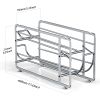 Soda Can Organizer Storage Rack, 2 Pack Stackable Beverage Soda Can Dispenser Organizer Holder for Refrigerator, Cabinet, Pantry